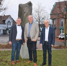 v.l.: Andreas Weber, Hartmut Drees, Prof. Dr. Franz Bölsker